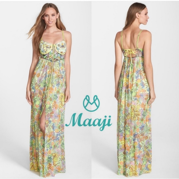 Maaji Dresses & Skirts - Maaji honeypot maxi dress cover up size L